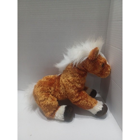 Ty Beanie Buddies Plush Horse Trotter Stuffed Animal 2001 Toy Brown 14” - Picture 6 of 15